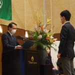 学術研究賞・賞状授与 学術研究賞・賞状授与