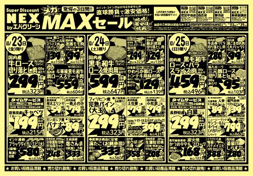 最新チラシ